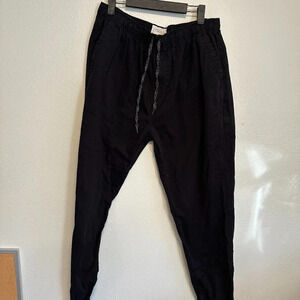 Free Planet Drawstring Jogger Pant in Black Women's 3XL